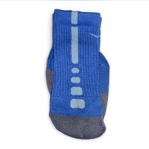 Nike Elite Basketball Socks Blue Grey Kids Small